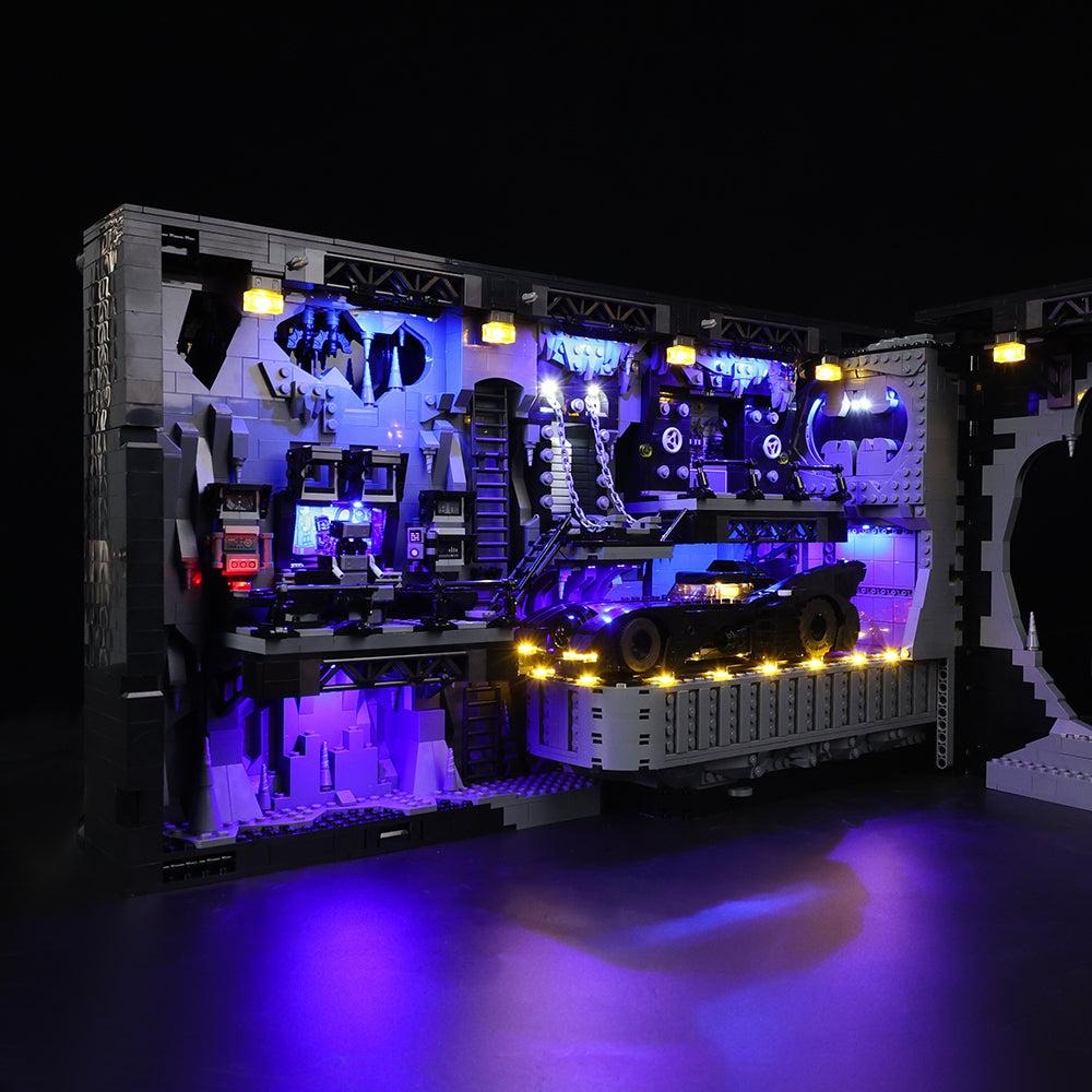 Batcave Shadow Box 76252 LED Light Kit – Building Block Lighting | Power Brickz™