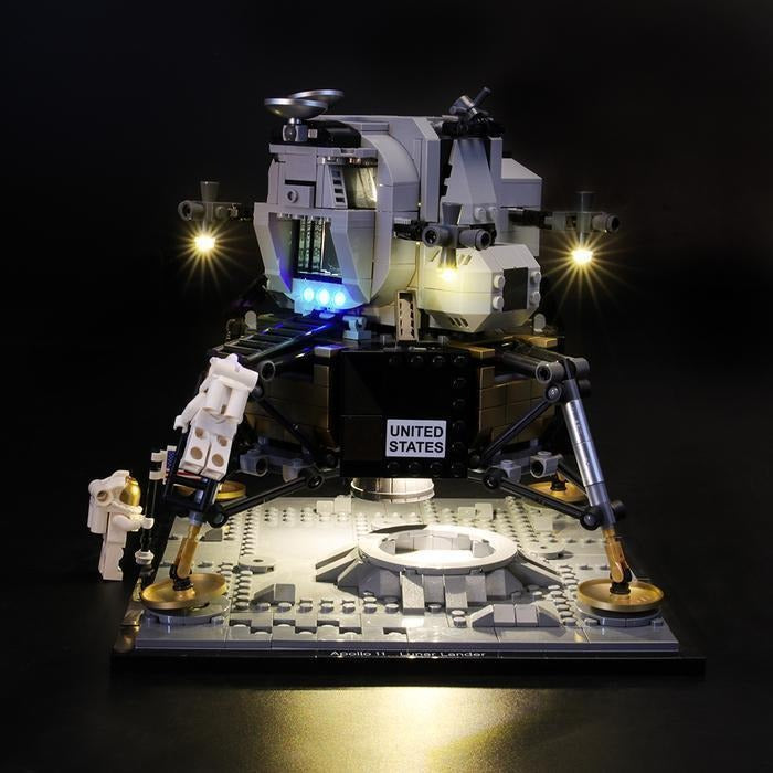 NASA Apollo 11 Lunar Lander 10266 LED Light Kit – Building Block Lighting | Power Brickz™