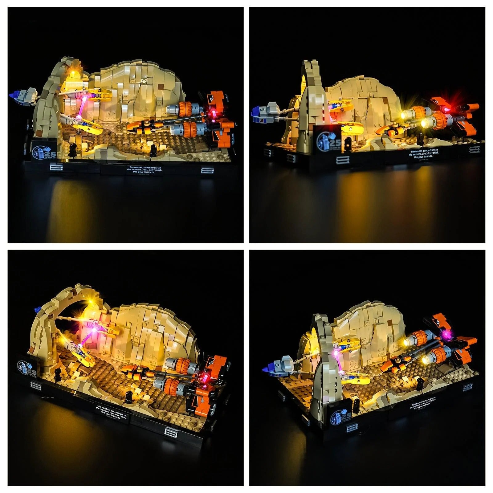 Mos Espa Podrace Diorama 75380 LED Light Kit – Building Block Lighting | Power Brickz™