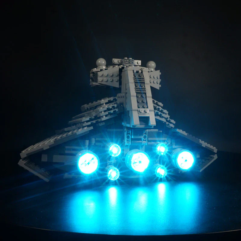 Star Wars Imperial Star Destroyer 75055 LED Light Kit – Building Block Lighting | Power Brickz™