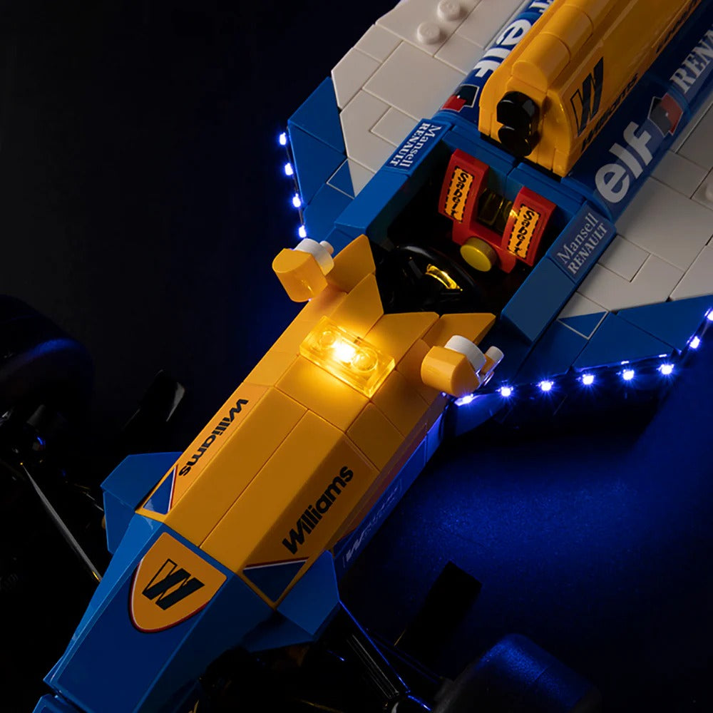 Williams Racing FW14B & Nigel Mansell 10353 LED Light Kit – Building Block Lighting | Power Brickz™