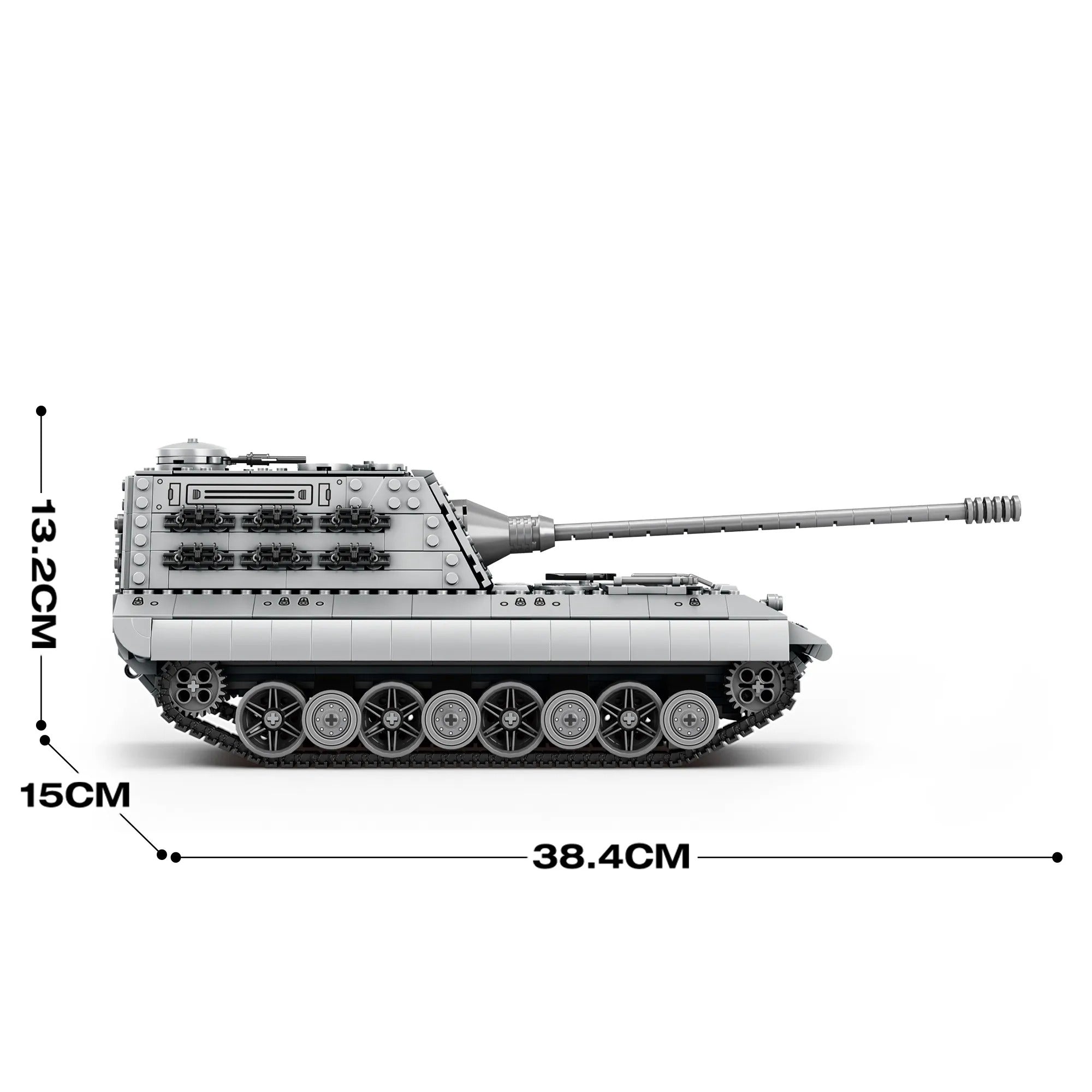E100 Battle Tank – Reobrix 77037 – Power Brickz