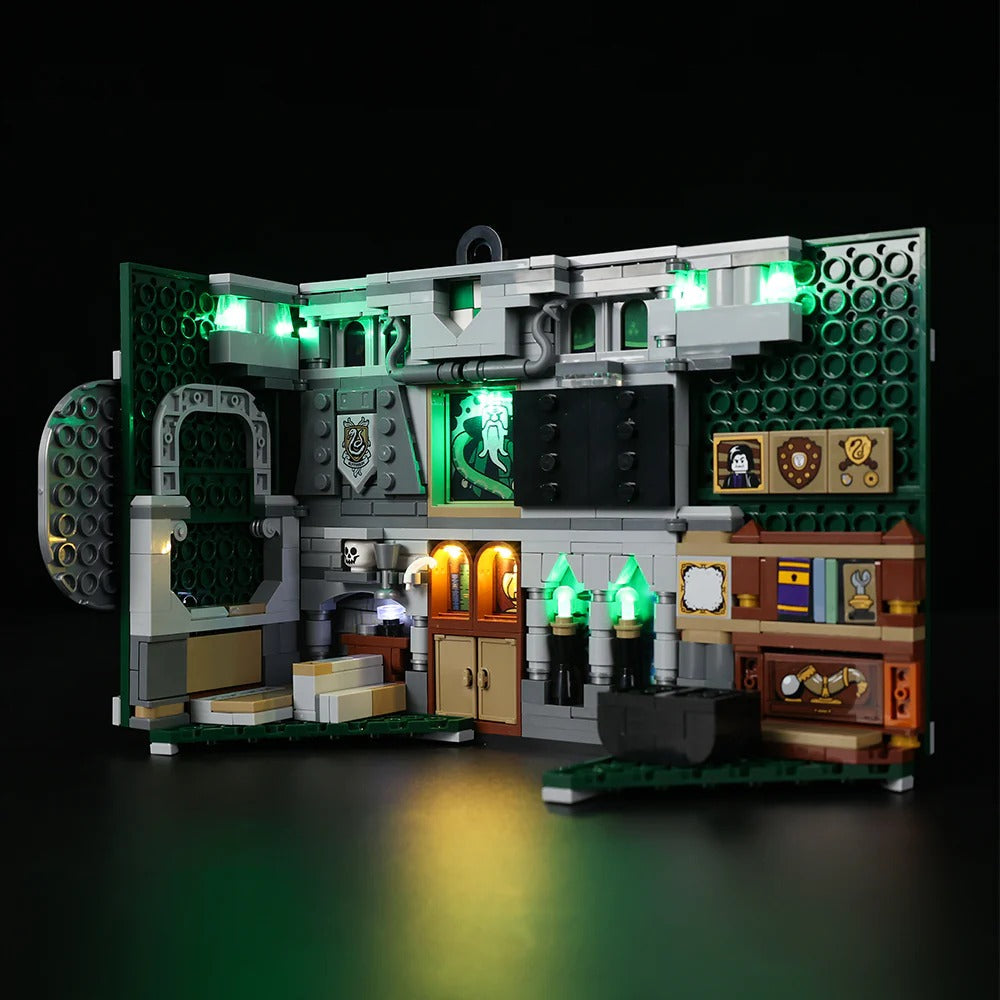 Slytherin House Banner 76410 LED Light Kit – Building Block Lighting | Power Brickz™