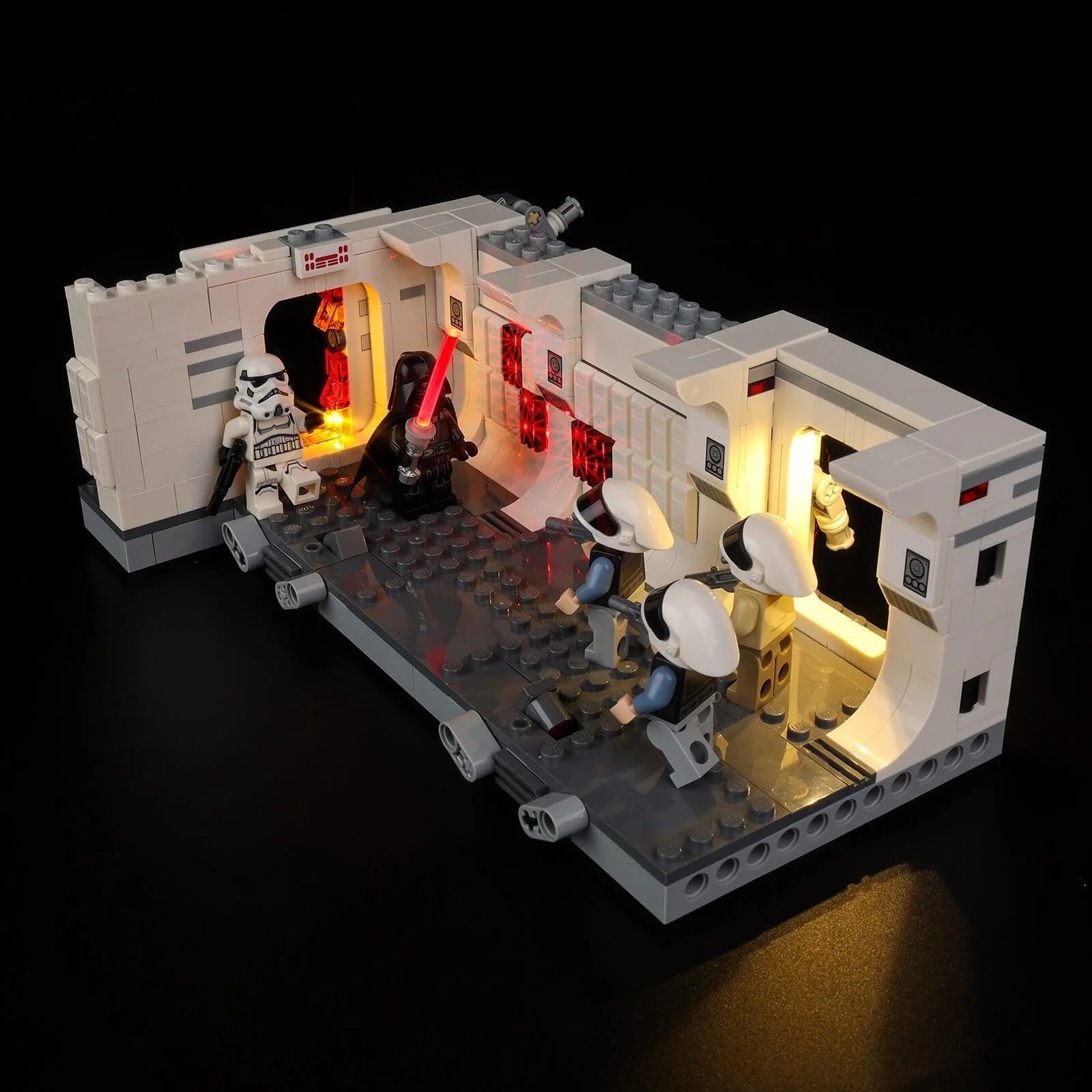 Boarding The Tantive IV 75387 LED Light Kit – Building Block Lighting | Power Brickz™