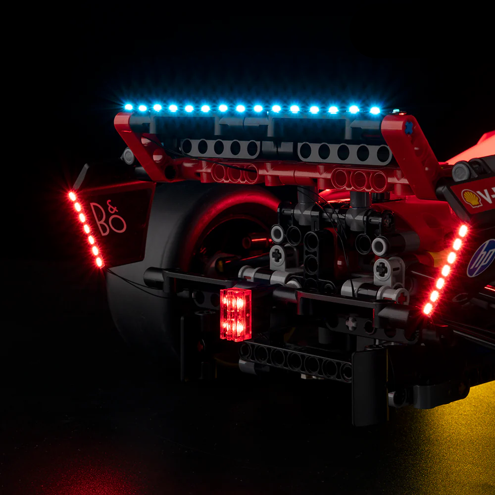 Ferrari SF-24 F1 Car 42207 LED Light Kit – Building Block Lighting | Power Brickz™