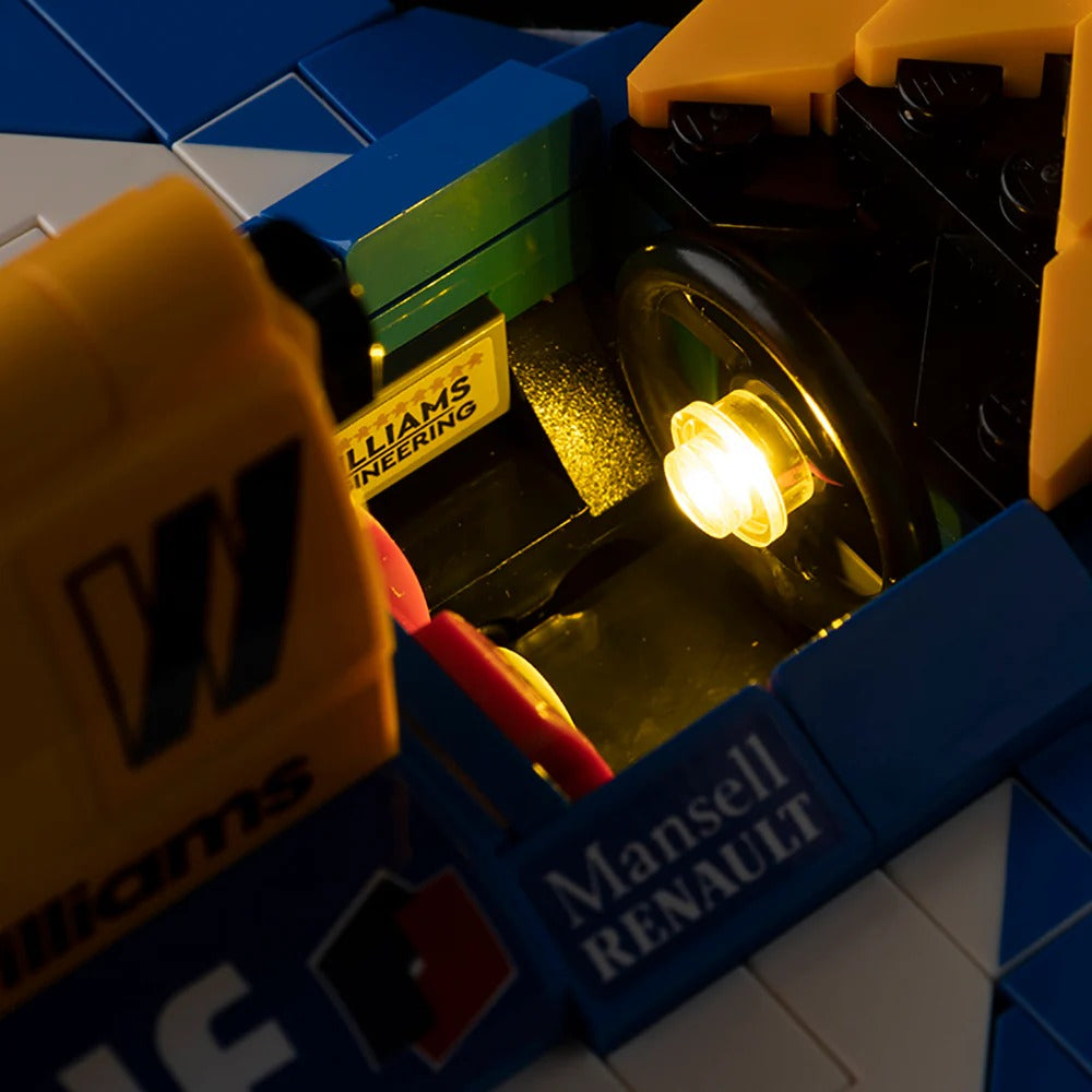 Williams Racing FW14B & Nigel Mansell 10353 LED Light Kit – Building Block Lighting | Power Brickz™