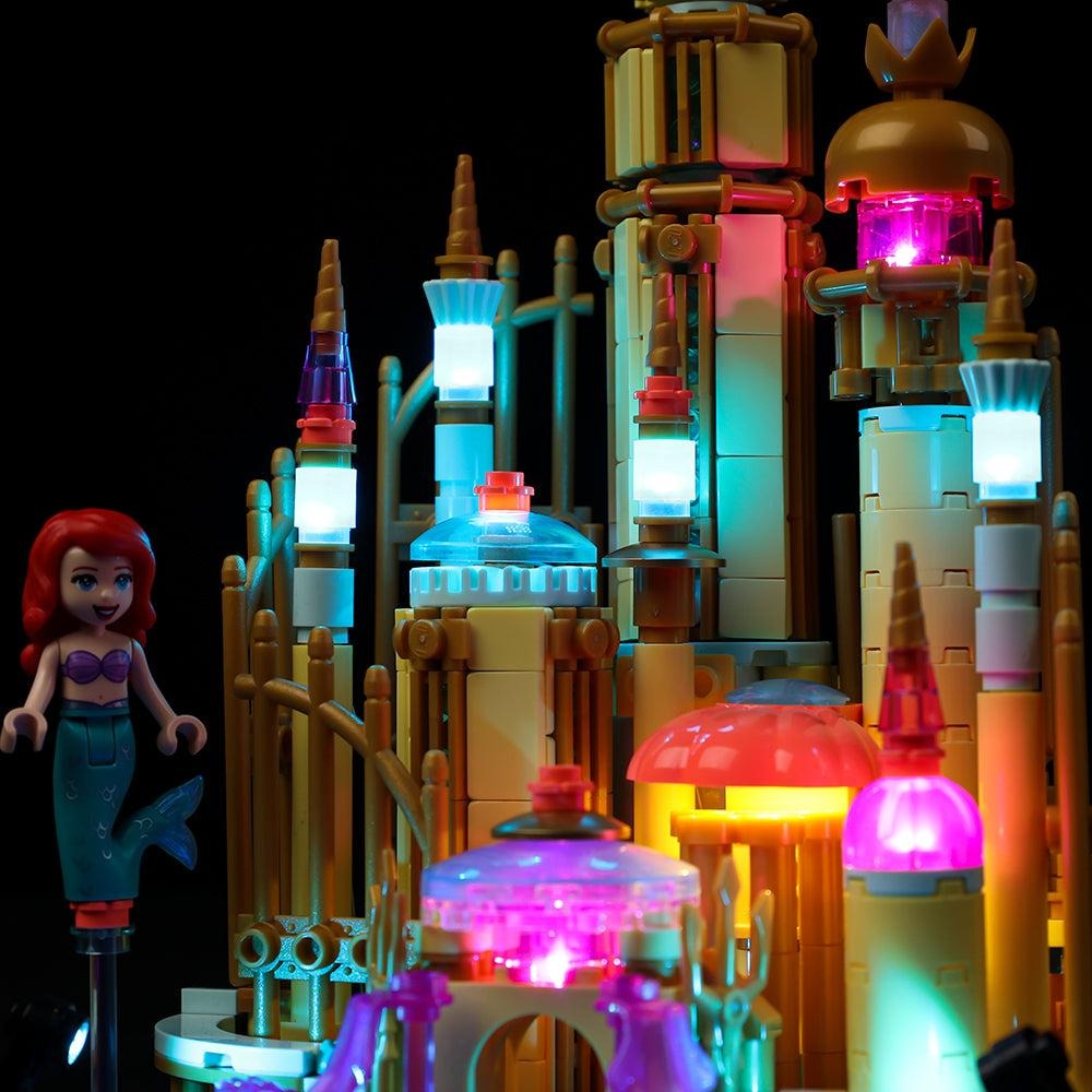 Mini Disney Ariel's Castle 40708 LED Light Kit – Building Block Lighting | Power Brickz™