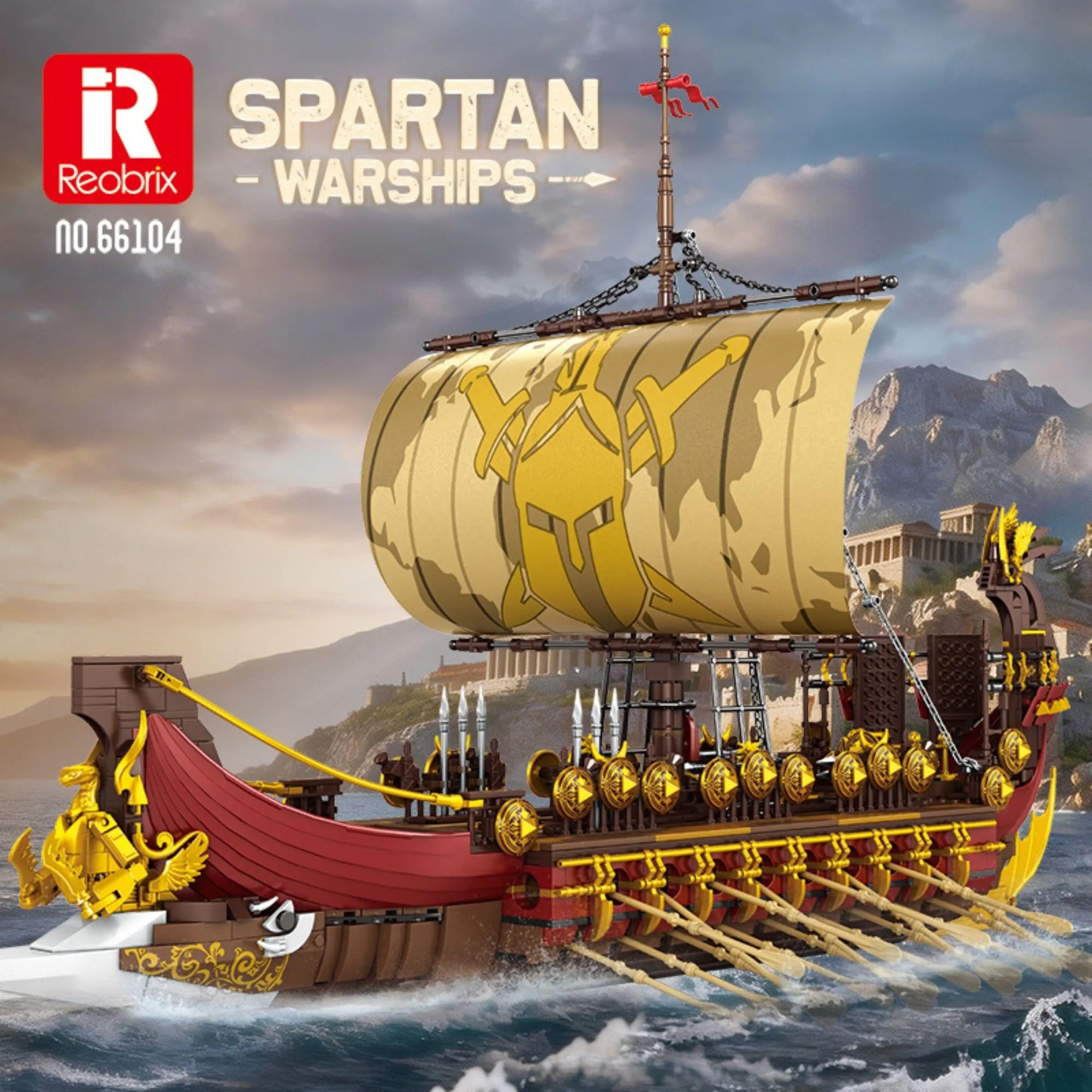 Spartan Warship | Reobrix 66104