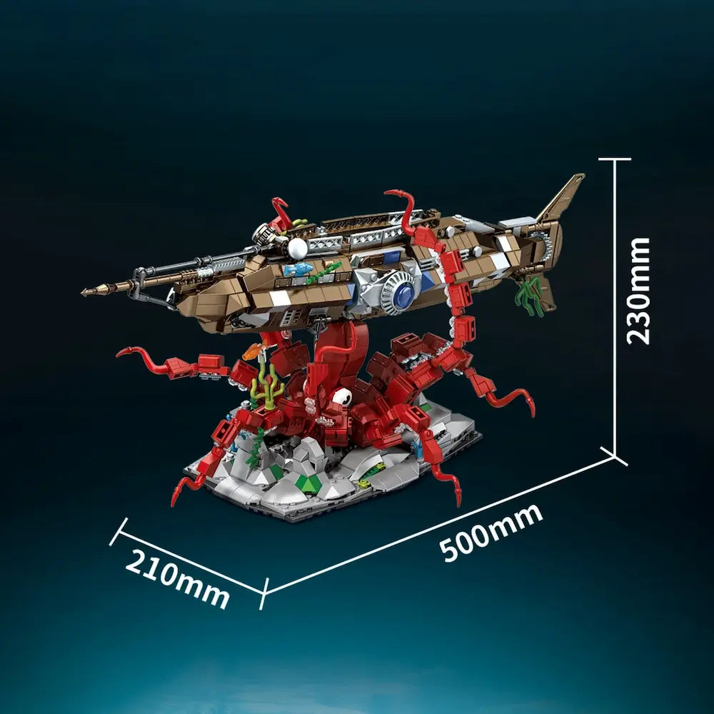 The Nautilus Submarine | Building Blocks Set – Power Brickz