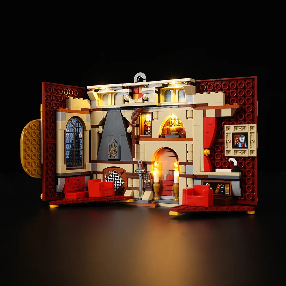 Gryffindor House Banner 76409 LED Light Kit – Building Block Lighting | Power Brickz™