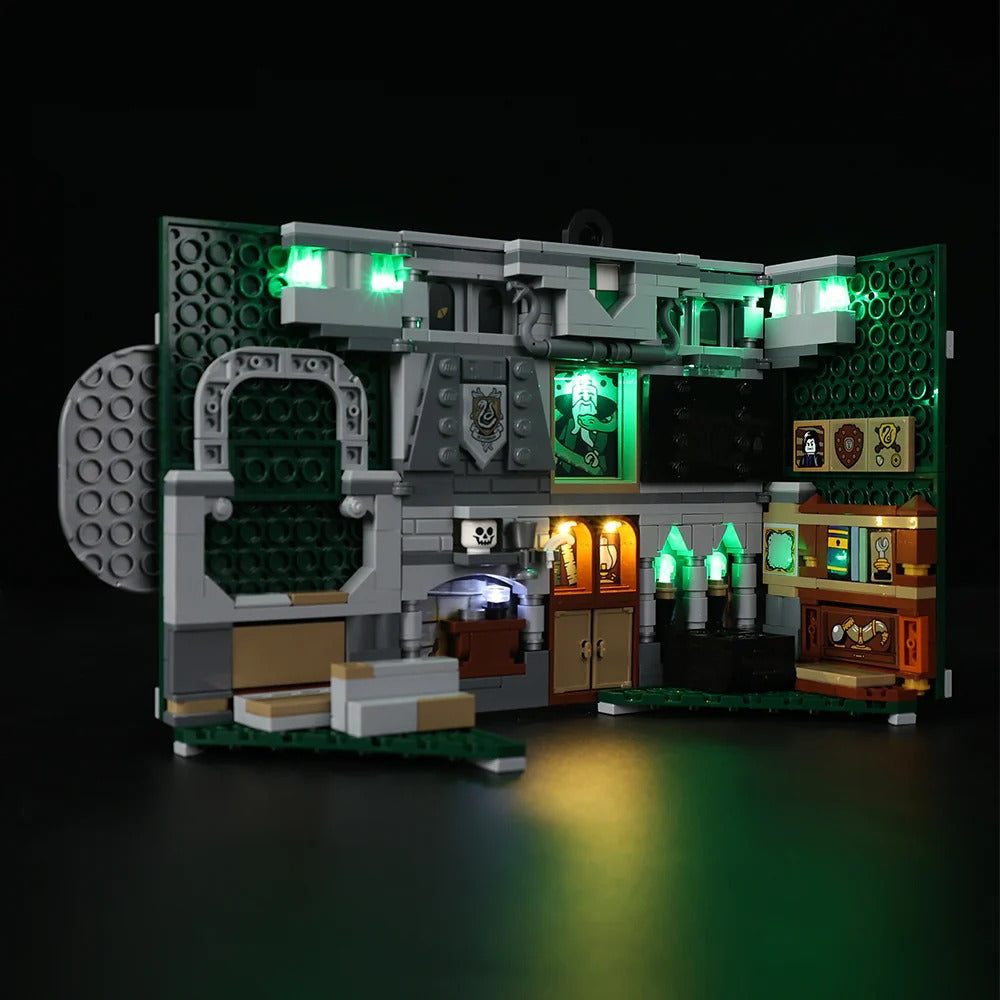 Slytherin House Banner 76410 LED Light Kit – Building Block Lighting | Power Brickz™