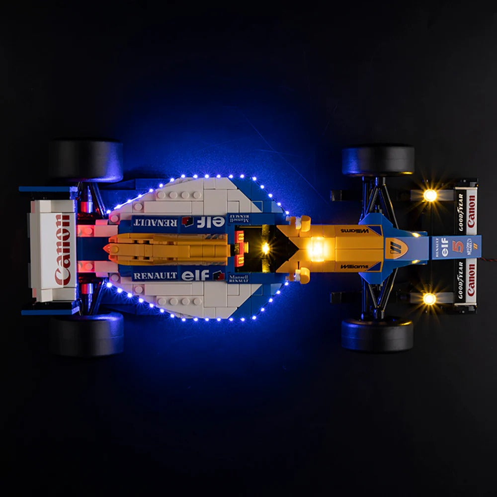 Williams Racing FW14B & Nigel Mansell 10353 LED Light Kit – Building Block Lighting | Power Brickz™