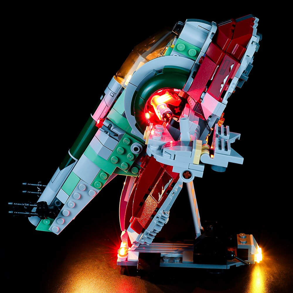 Boba Fett's Starship 75312 LED Light Kit – Building Block Lighting | Power Brickz™