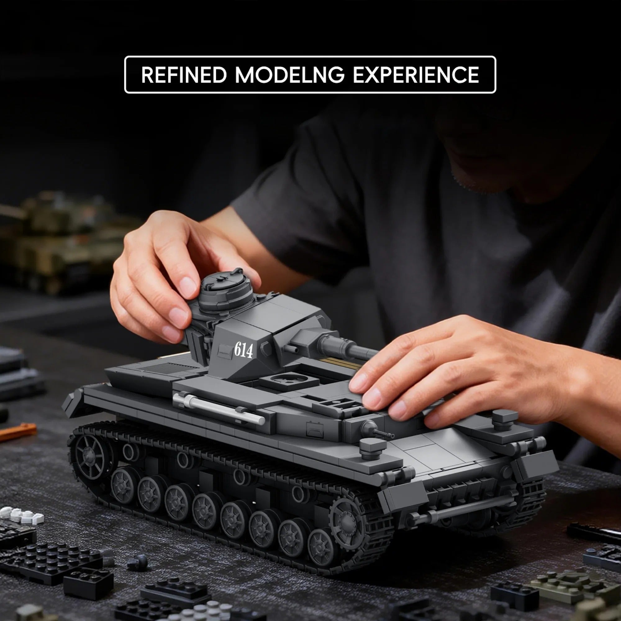 German Panzer IV Battle Tank | 653 Pcs