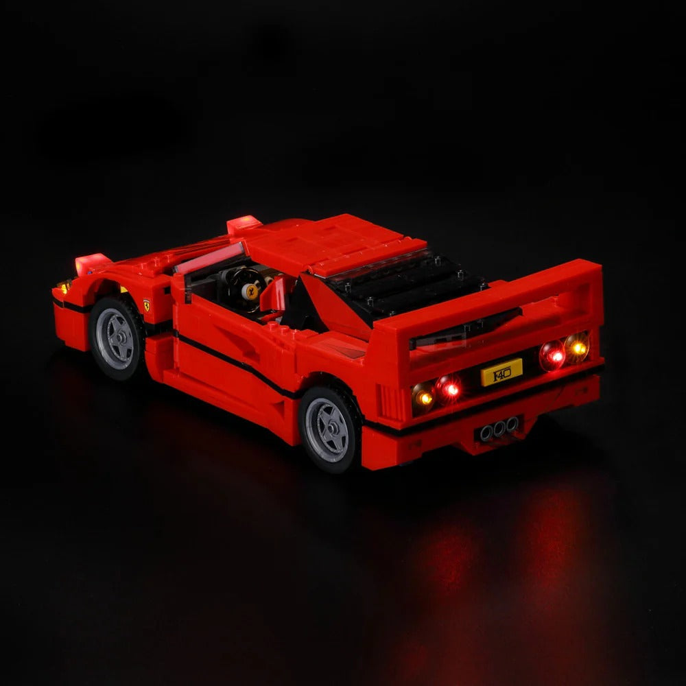 Ferrari F40 10248 LED Light Kit – Building Block Lighting | Power Brickz™