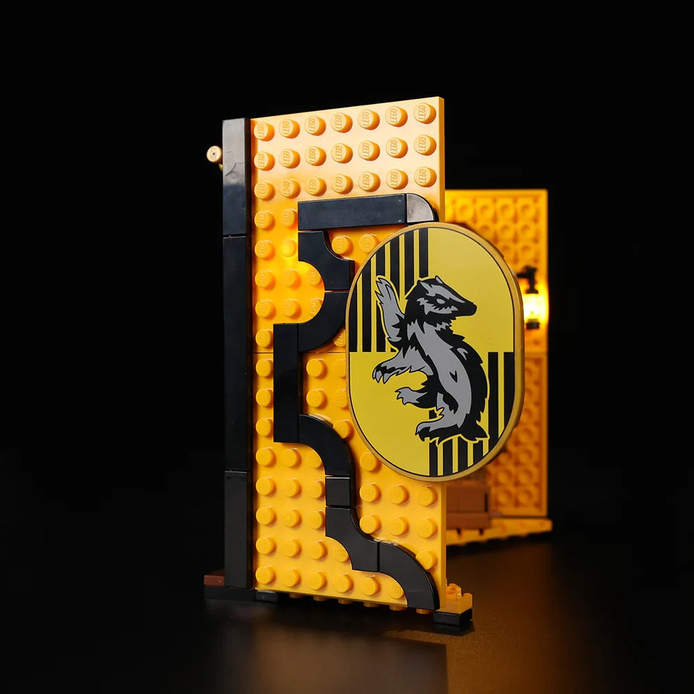 Hufflepuff House Banner 76412 LED Light Kit – Building Block Lighting | Power Brickz™