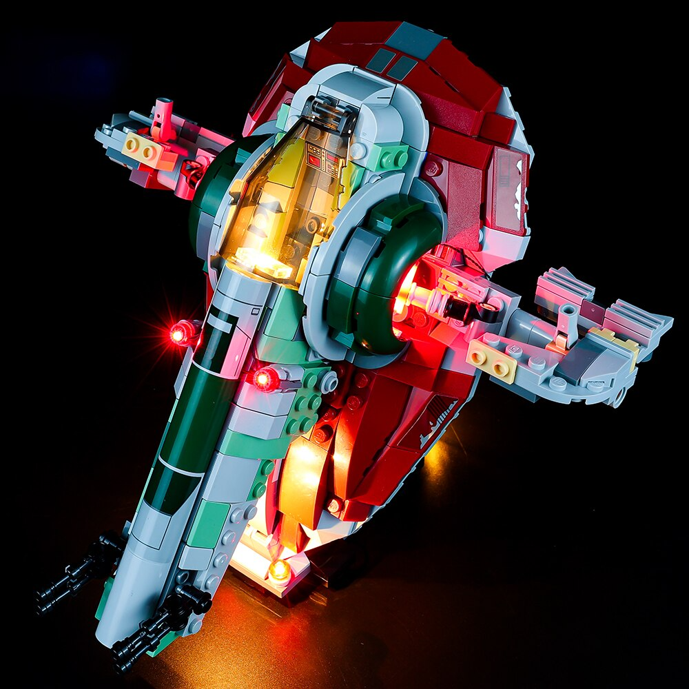 Boba Fett's Starship 75312 LED Light Kit – Building Block Lighting | Power Brickz™