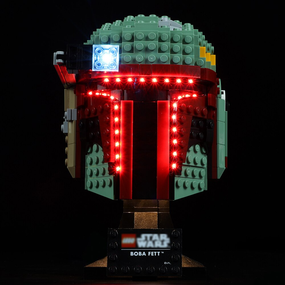 Boba Fett Helmet 75277 LED Light Kit – Building Block Lighting | Power Brickz™