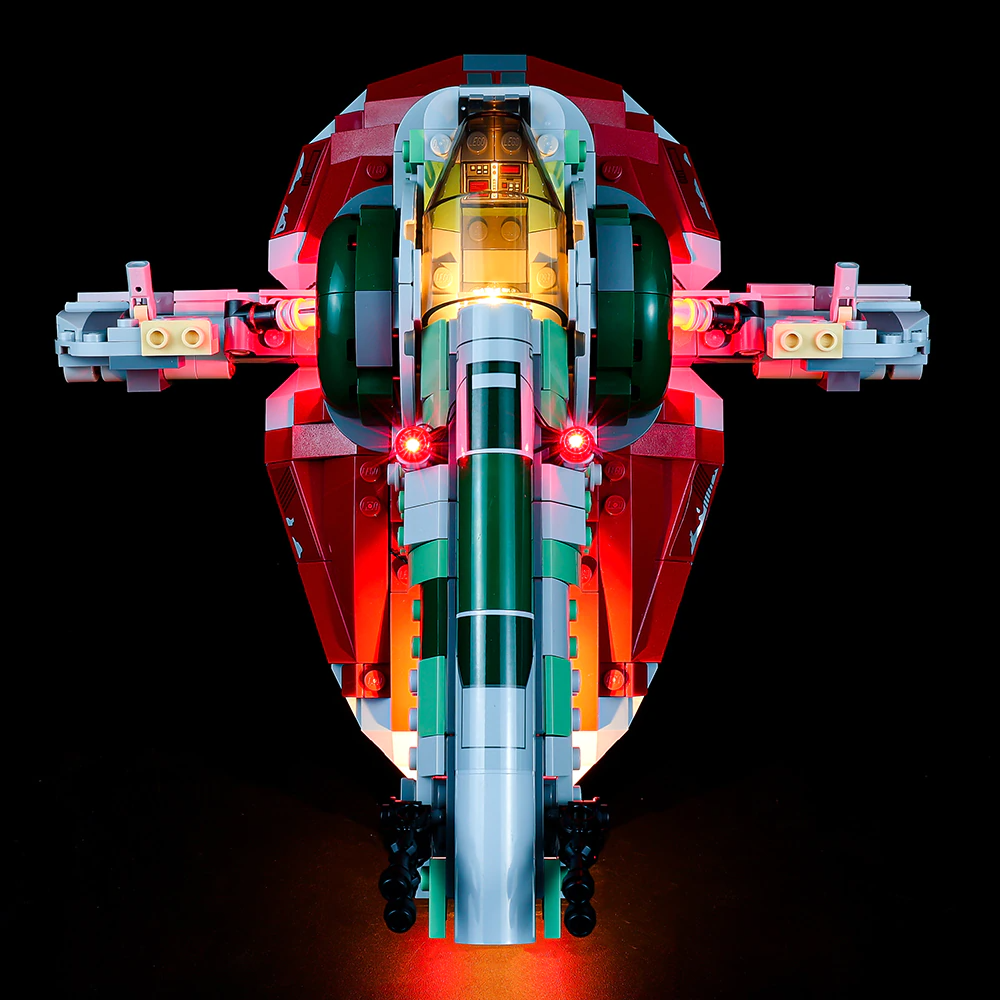 Boba Fett's Starship 75312 LED Light Kit – Building Block Lighting | Power Brickz™