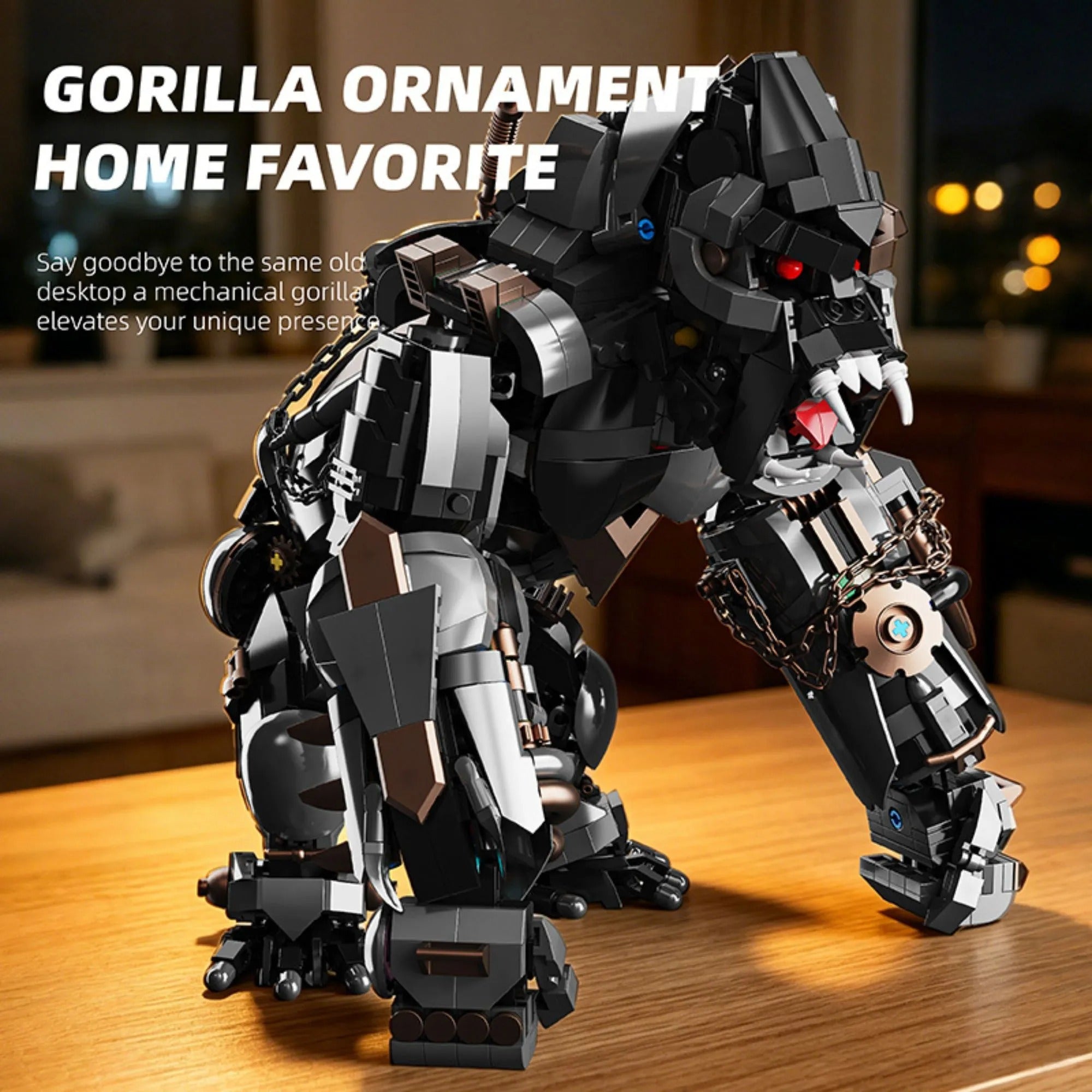 OneUp　KONGKONG Mechanical King Kong Building Blocks Set | YoLeXi 33135
