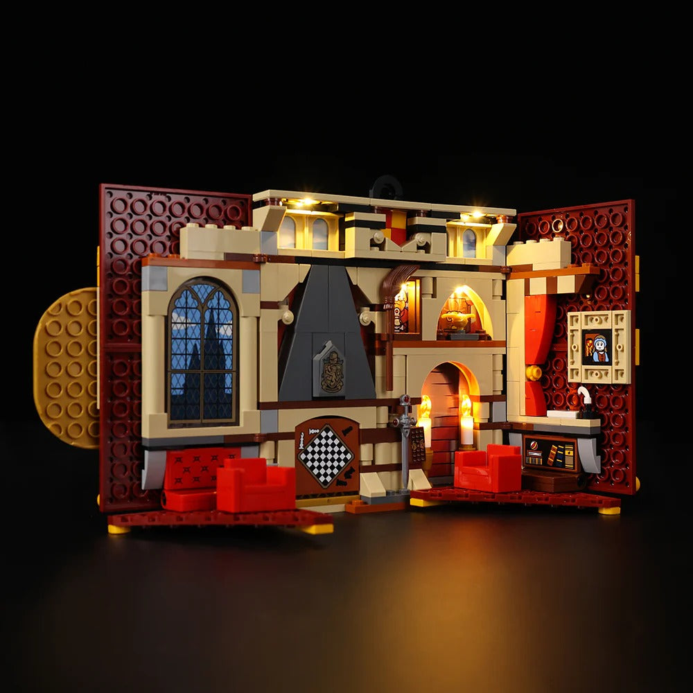 Gryffindor House Banner 76409 LED Light Kit – Building Block Lighting | Power Brickz™