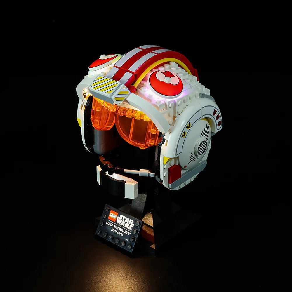 Luke Skywalker Helmet 75327 LED Light Kit – Building Block Lighting | Power Brickz™