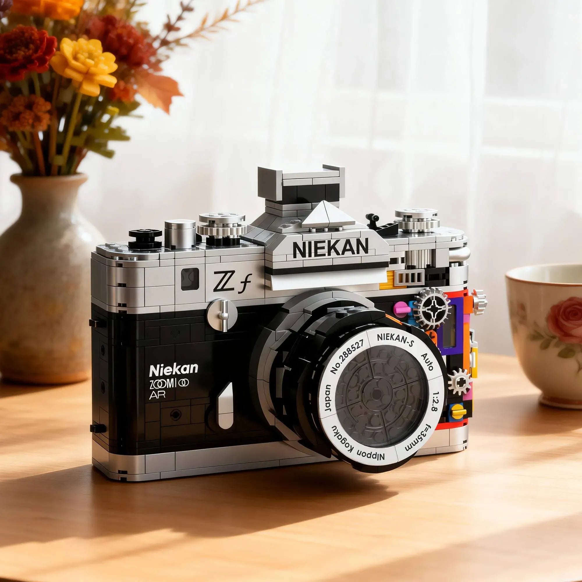 Retro 35mm Film Camera Building Blocks Set | 865 Pcs