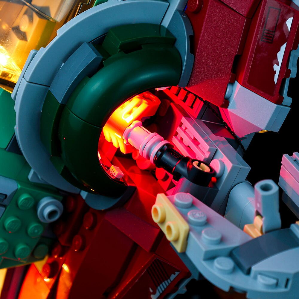 Boba Fett's Starship 75312 LED Light Kit – Building Block Lighting | Power Brickz™