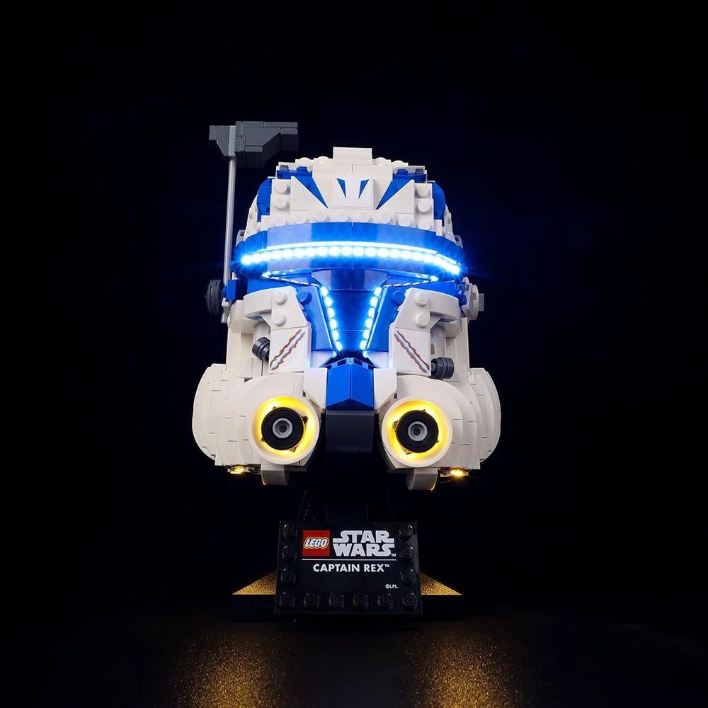 Captain Rex Helmet 75349 LED Light Kit – Building Block Lighting | Power Brickz™