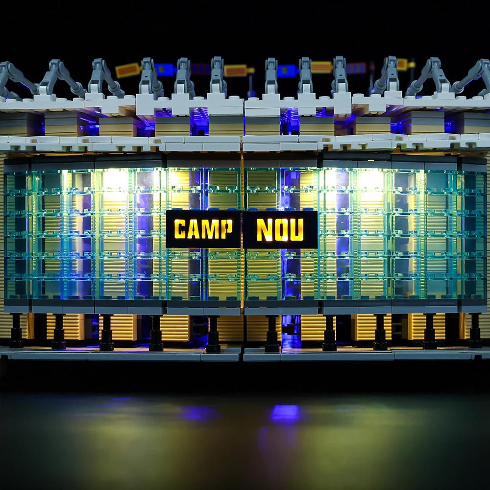 Camp Nou FC Barcelona 10284 LED Light Kit – Building Block Lighting | Power Brickz™