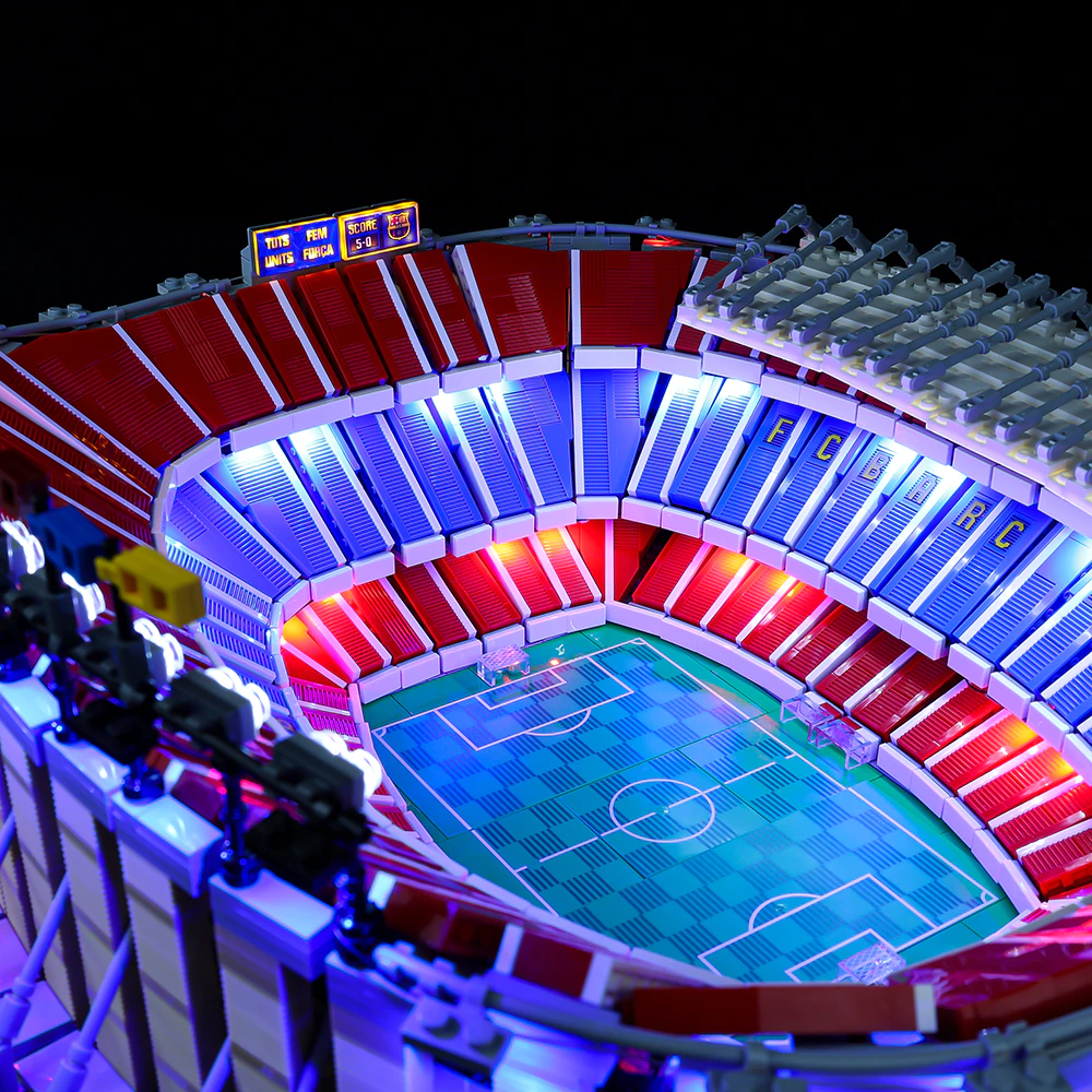 Camp Nou FC Barcelona 10284 LED Light Kit – Building Block Lighting | Power Brickz™