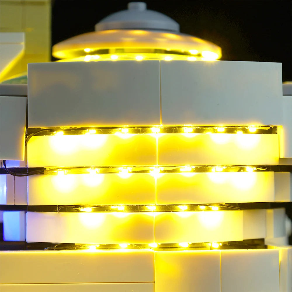 Solomon R. Guggenheim Museum 21035 LED Light Kit – Building Block Lighting | Power Brickz™