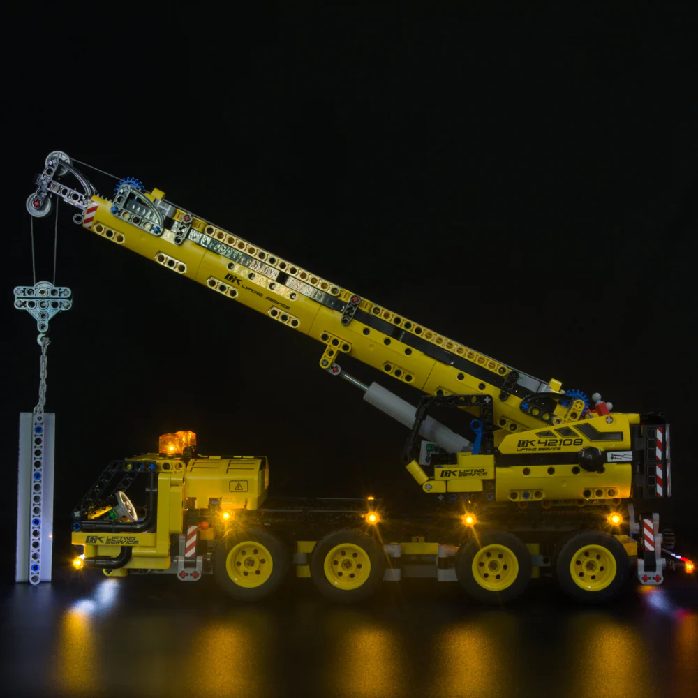 Mobile Crane 42108 LED Light Kit – Building Block Lighting | Power Brickz™