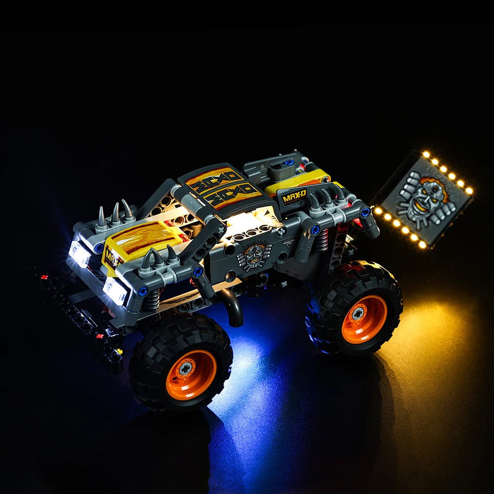 Monster Jam Max-D 42119 LED Light Kit – Building Block Lighting | Power Brickz™