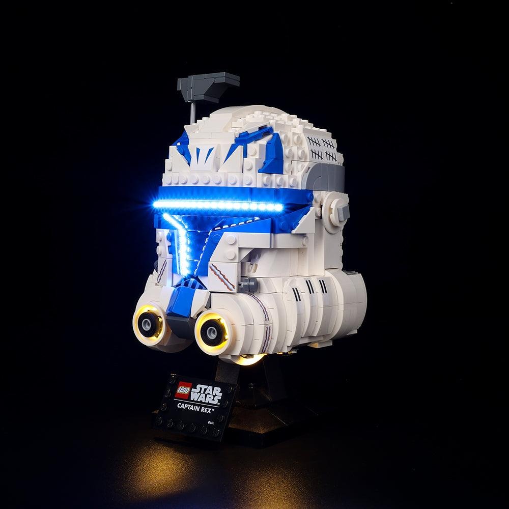 Captain Rex Helmet 75349 LED Light Kit – Building Block Lighting | Power Brickz™