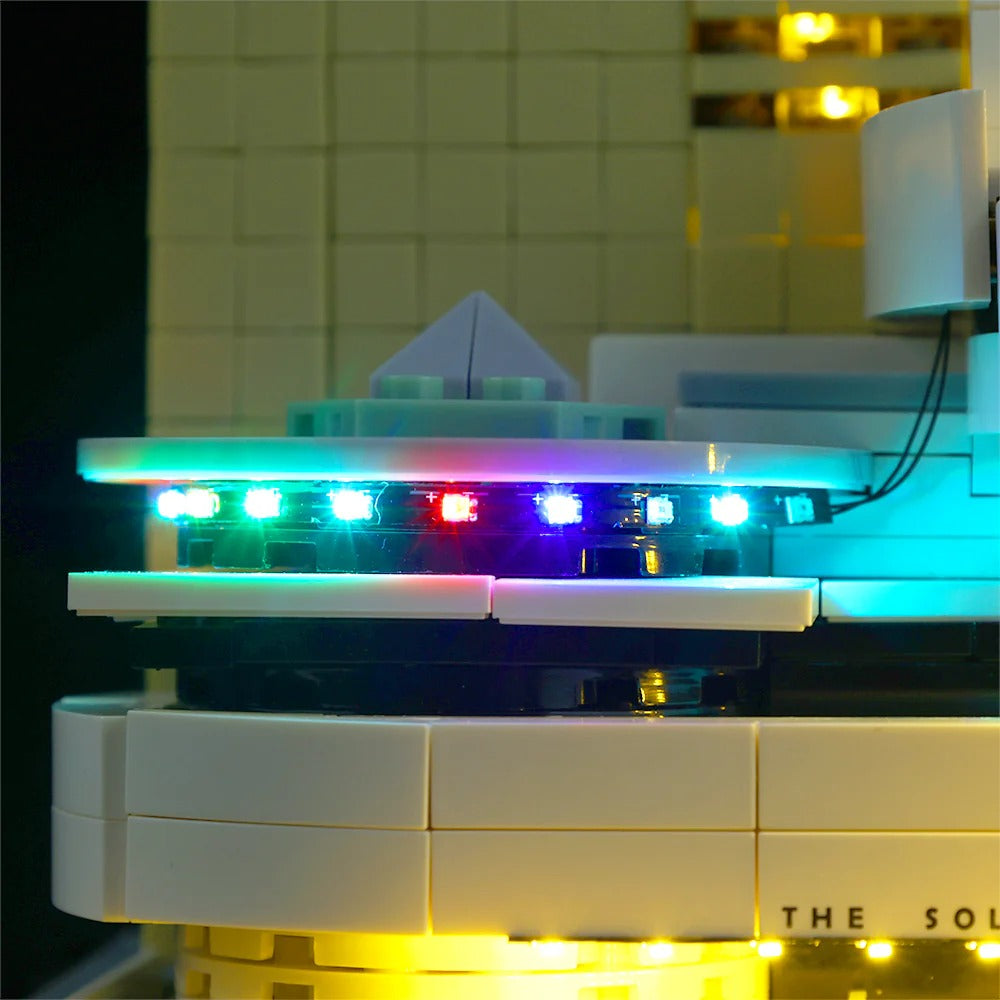 Solomon R. Guggenheim Museum 21035 LED Light Kit – Building Block Lighting | Power Brickz™