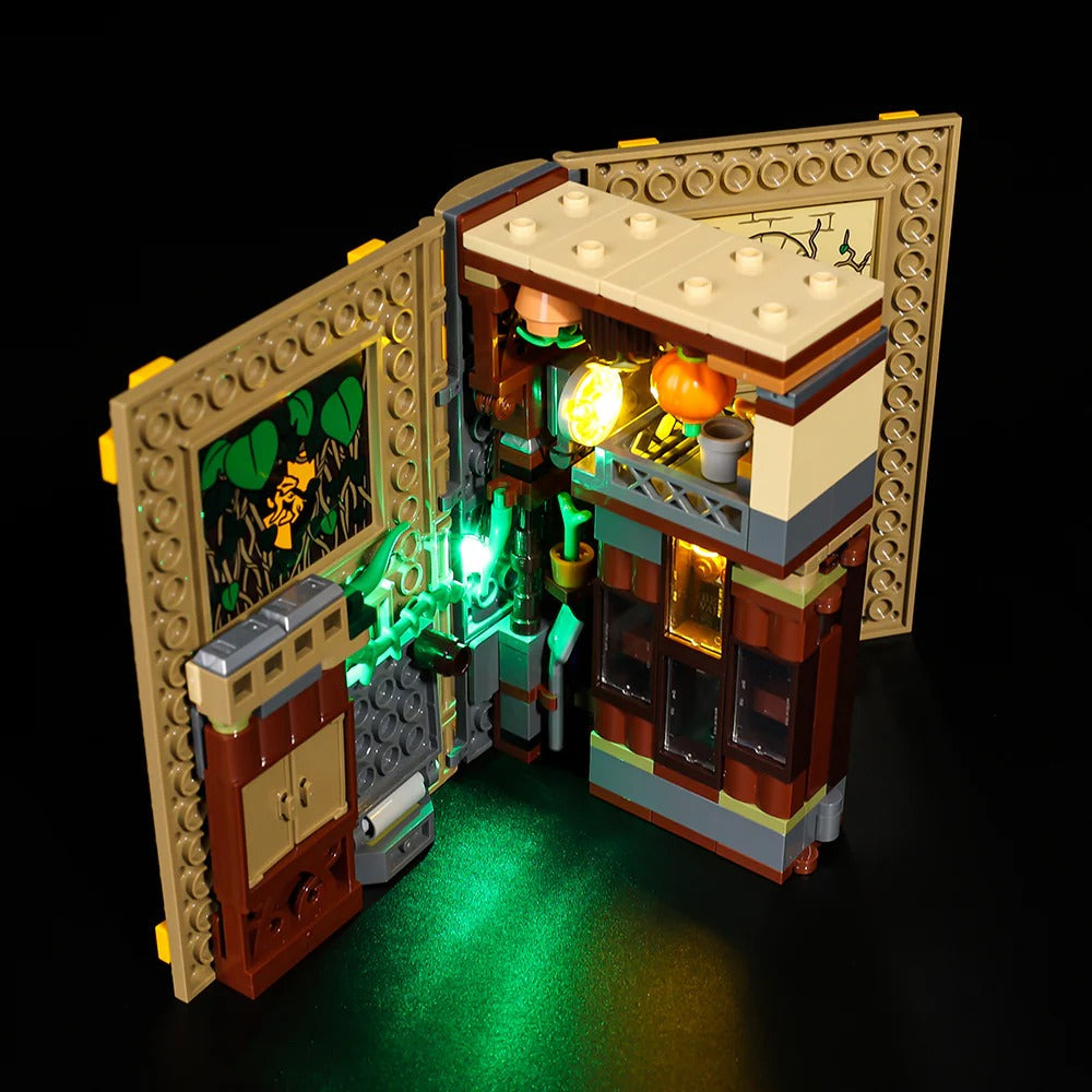 Hogwarts Moment: Herbology Class 76384 LED Light Kit – Building Block Lighting | Power Brickz™