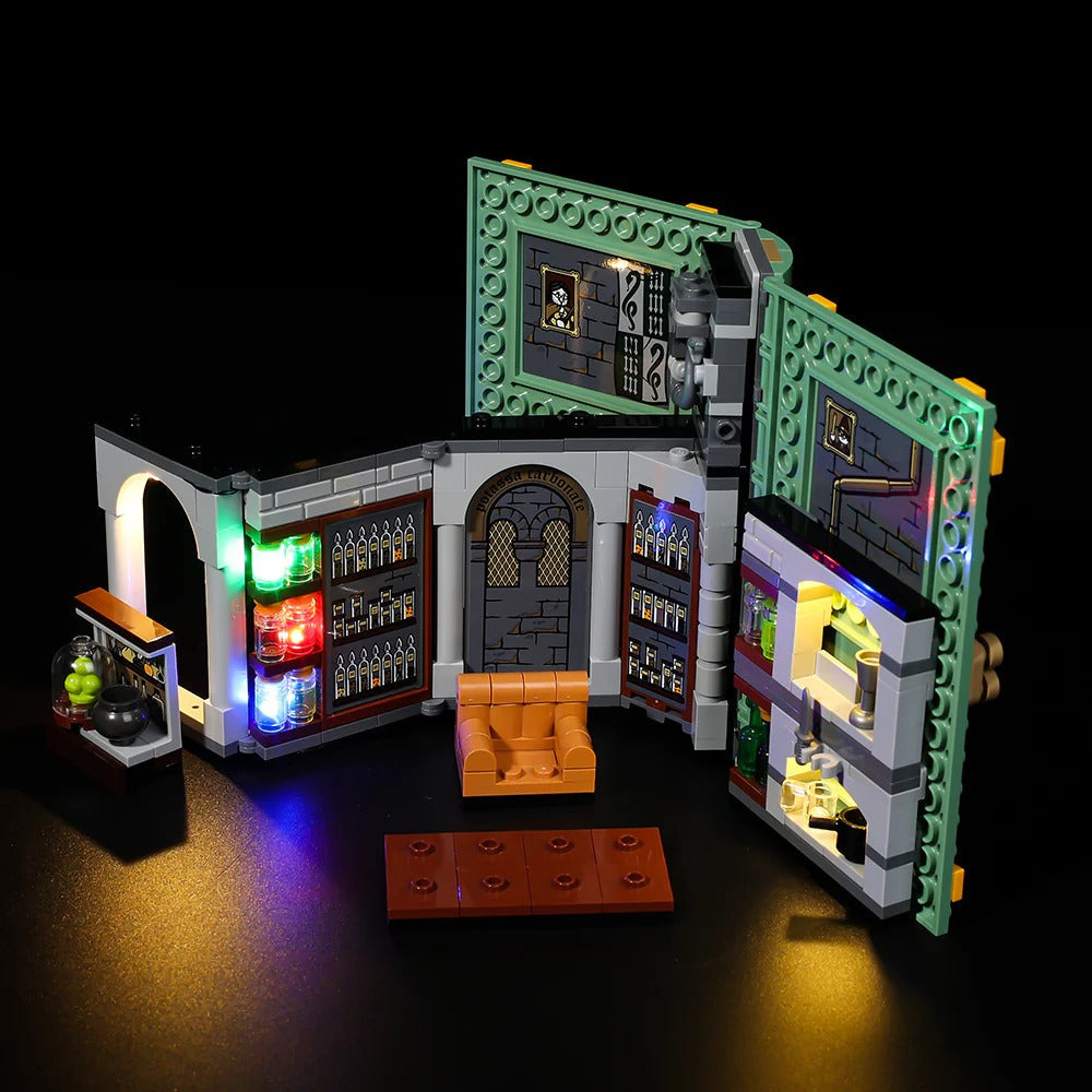 Hogwarts Moment: Potions Class 76383 LED Light Kit – Building Block Lighting | Power Brickz™