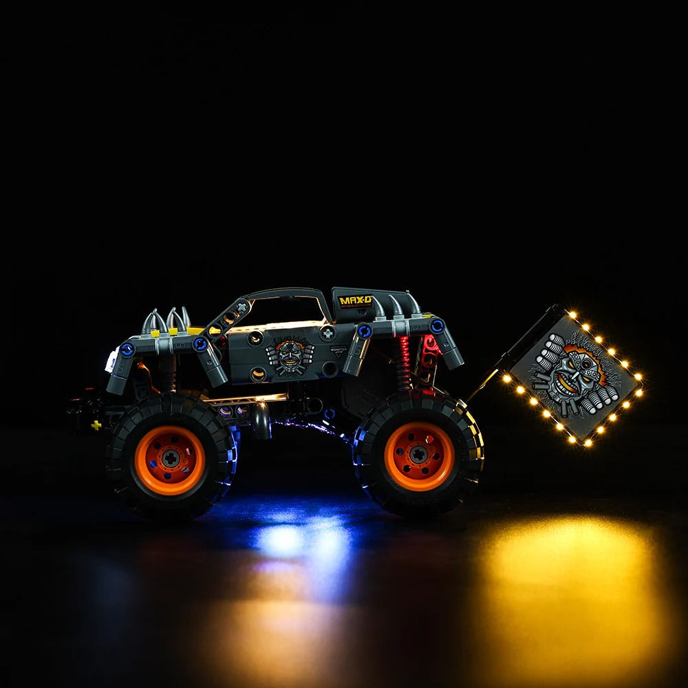 Monster Jam Max-D 42119 LED Light Kit – Building Block Lighting | Power Brickz™
