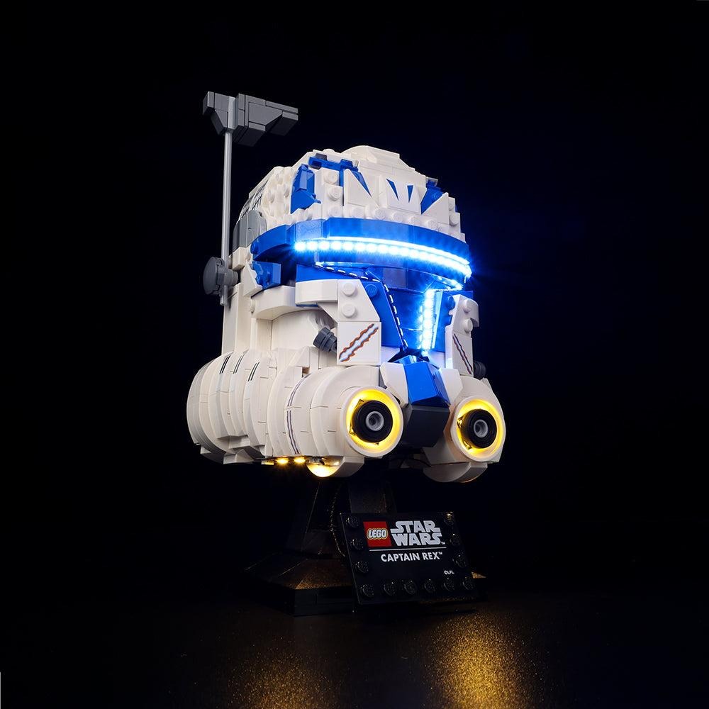 Captain Rex Helmet 75349 LED Light Kit – Building Block Lighting | Power Brickz™