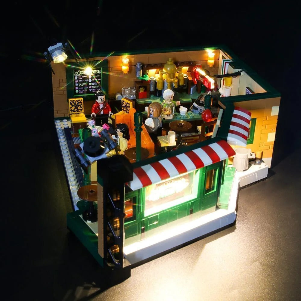 Central Perk 21319 LED Light Kit – Building Block Lighting | Power Brickz™