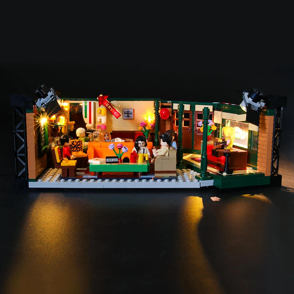 Central Perk 21319 LED Light Kit – Building Block Lighting | Power Brickz™