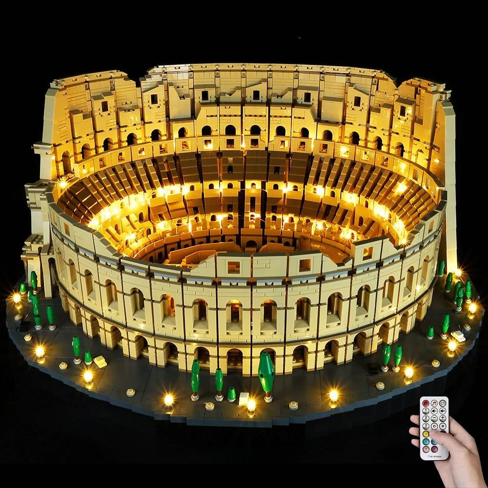 Colosseum 10276 LED Light Kit – Building Block Lighting | Power Brickz™