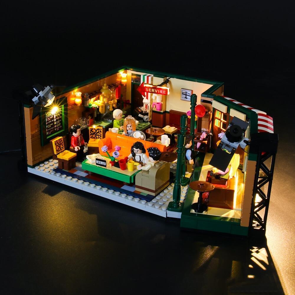 Central Perk 21319 LED Light Kit – Building Block Lighting | Power Brickz™
