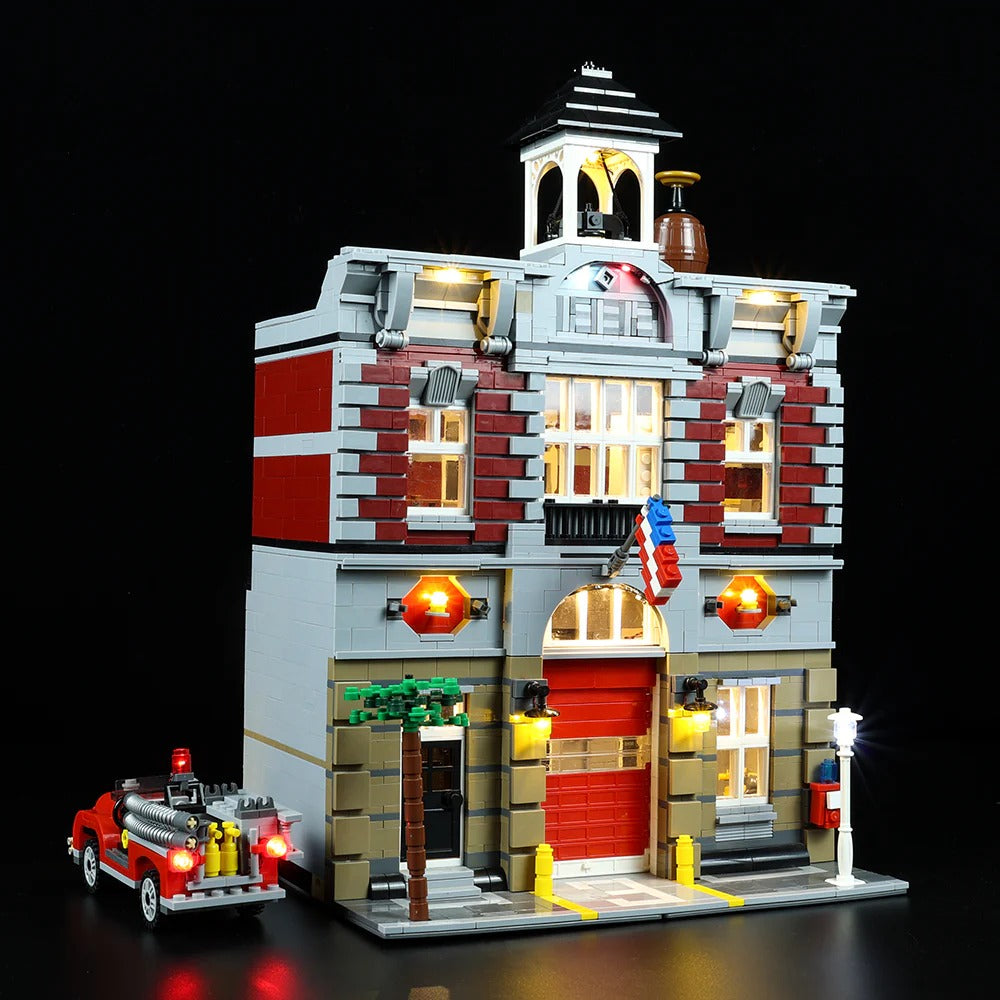 Fire Brigade 10197 LED Light Kit – Building Block Lighting | Power Brickz™
