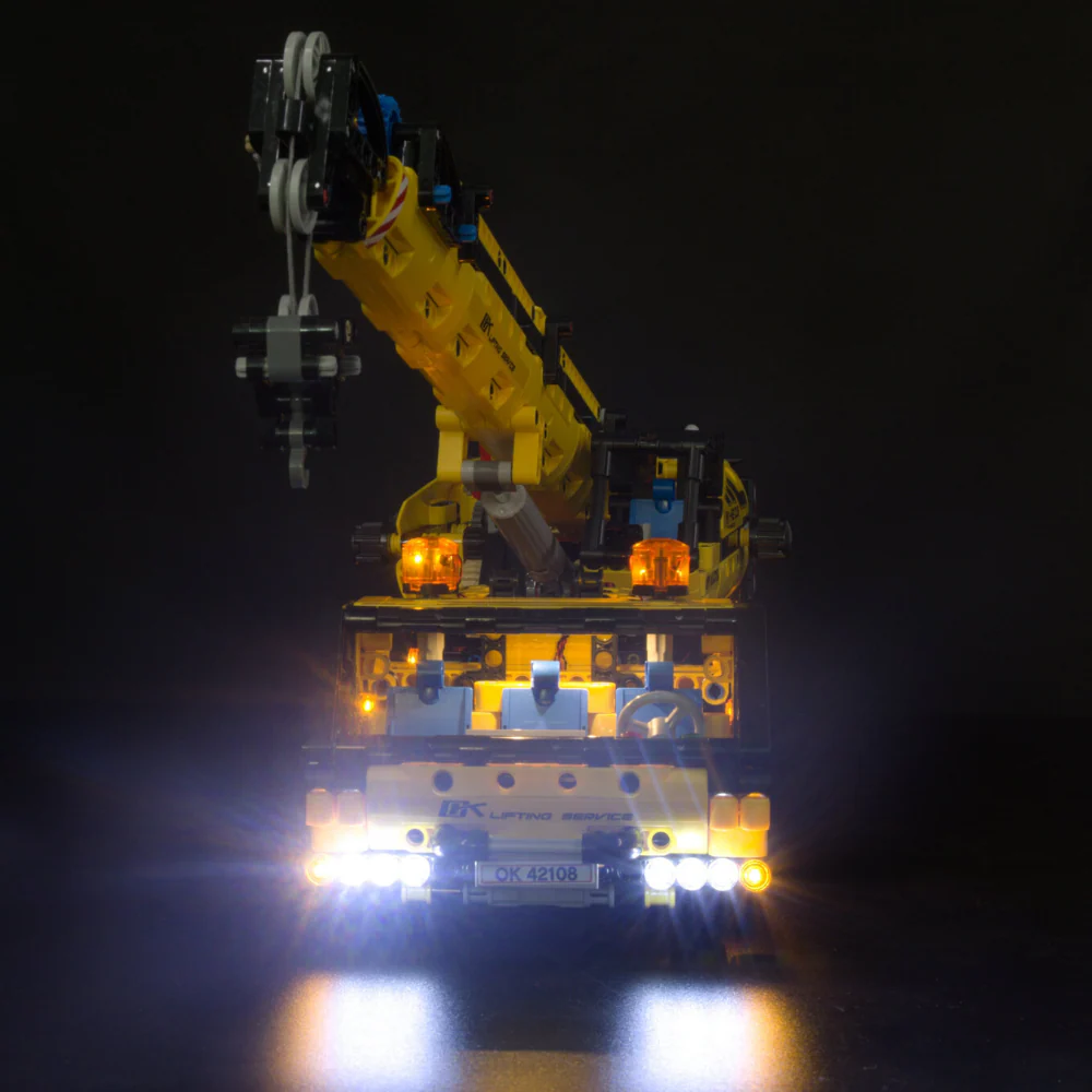Mobile Crane 42108 LED Light Kit – Building Block Lighting | Power Brickz™