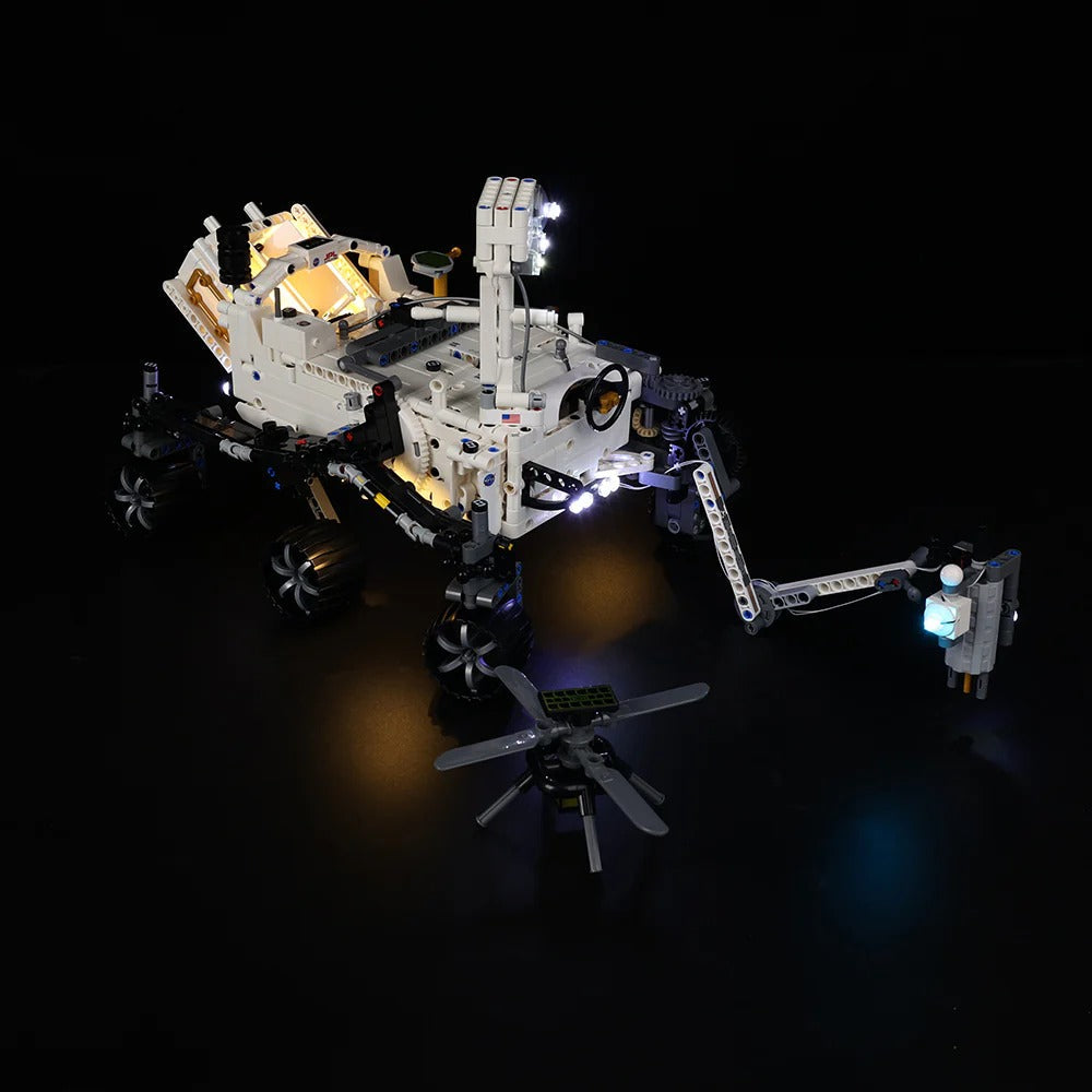 NASA Mars Rover Perseverance 42158 LED Light Kit – Building Block Lighting | Power Brickz™