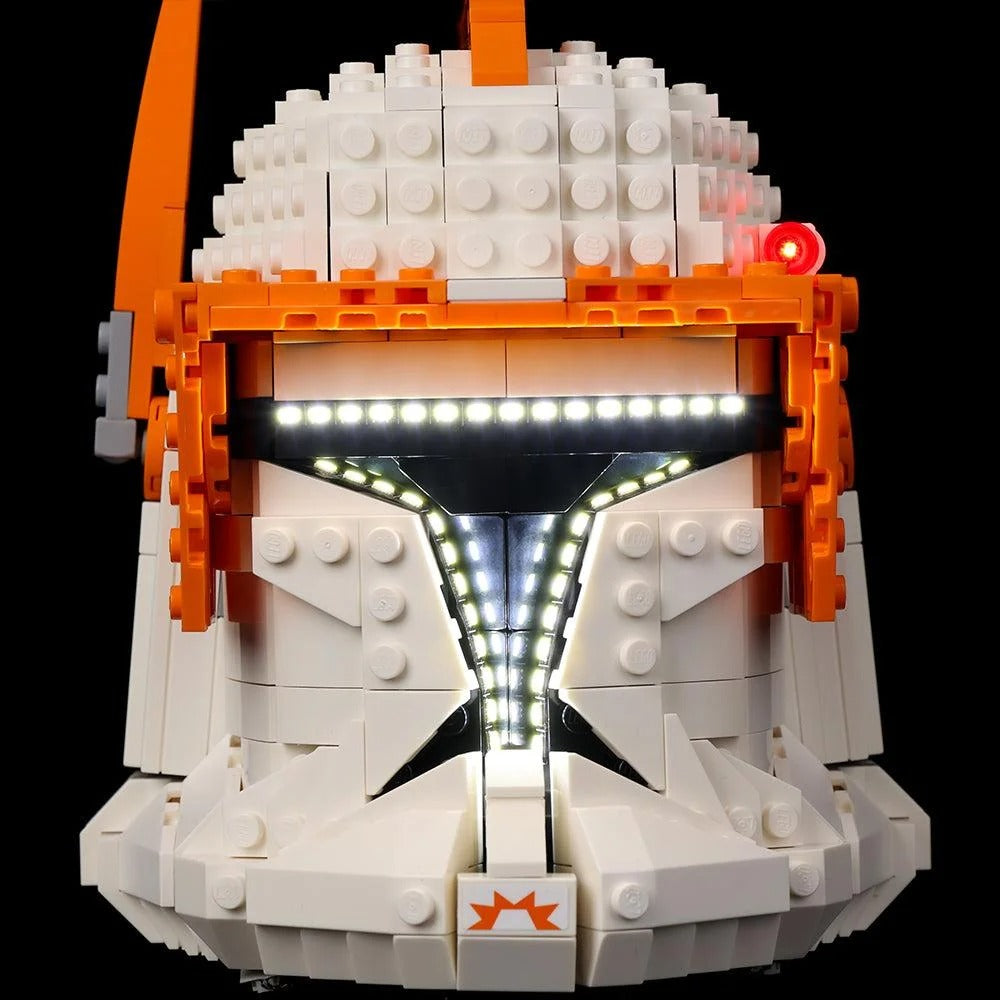 Clone Commander Cody Helmet 75350 LED Light Kit – Building Block Lighting | Power Brickz™