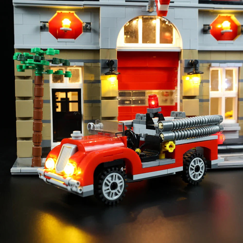 Fire Brigade 10197 LED Light Kit – Building Block Lighting | Power Brickz™