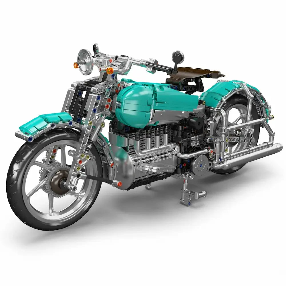 American Cruiser Motorcycle - Building Blocks Set | Power Brickz